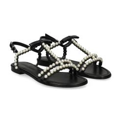 KENNEL & SCHMENGER Sandalias planas de Mujer 51-95080 310 BLACK PEARL