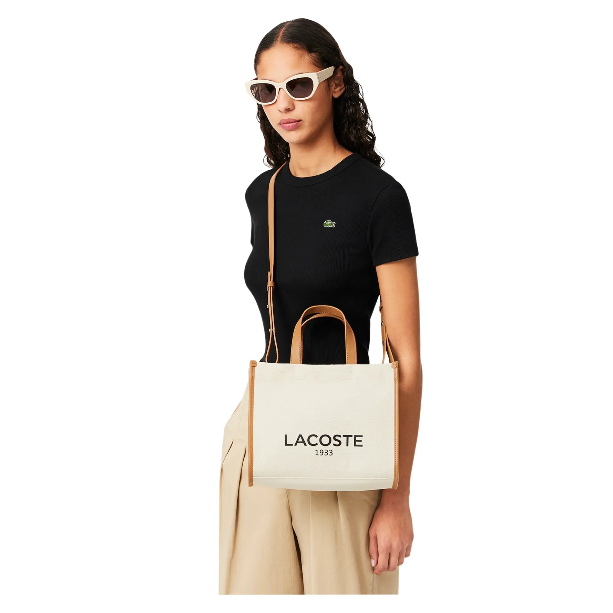 LACOSTE Bolsos NF4641TD K02 NATURAL TAN