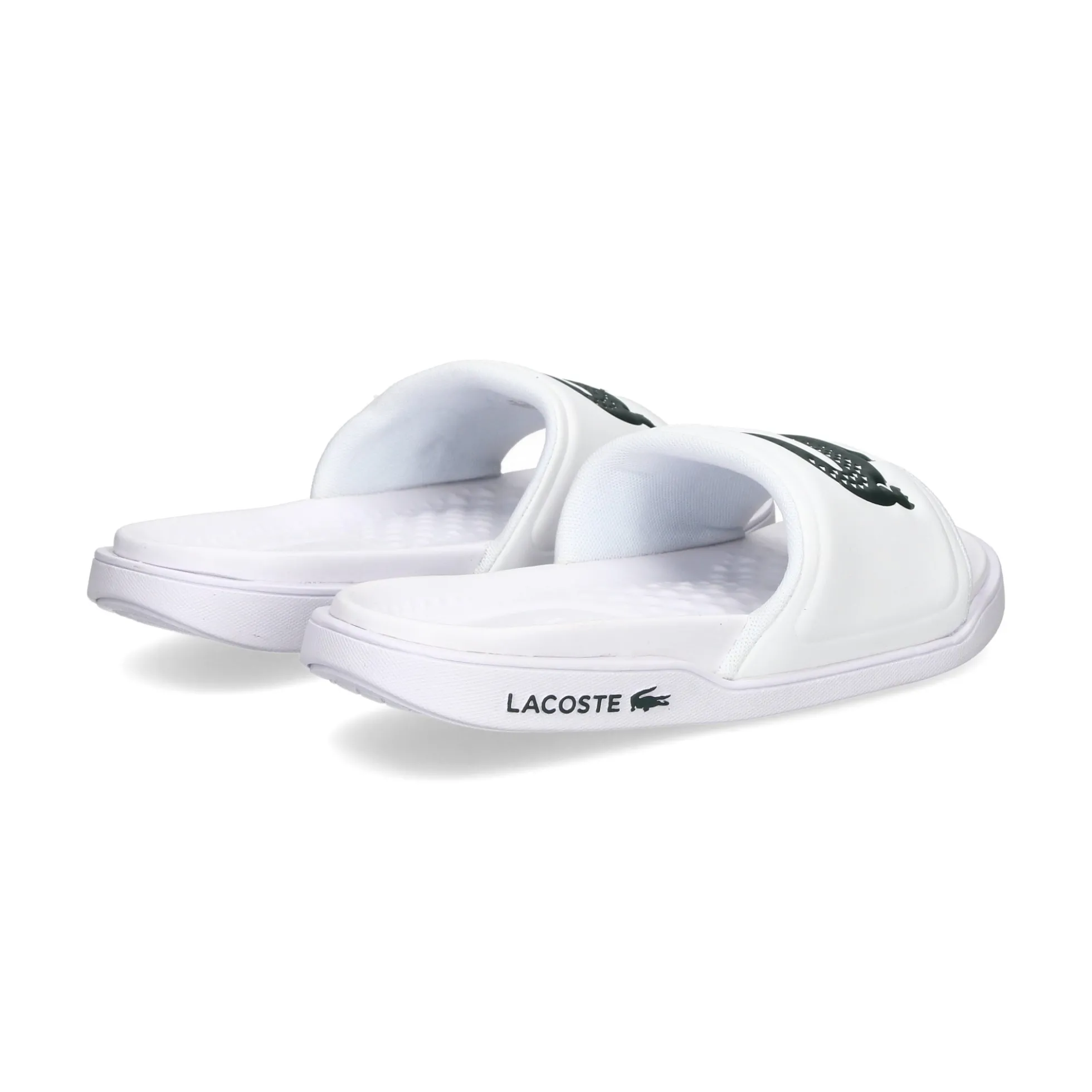 LACOSTE Sandalias planas de Mujer 43CFA0040 1R5 WHT/DK GRN
