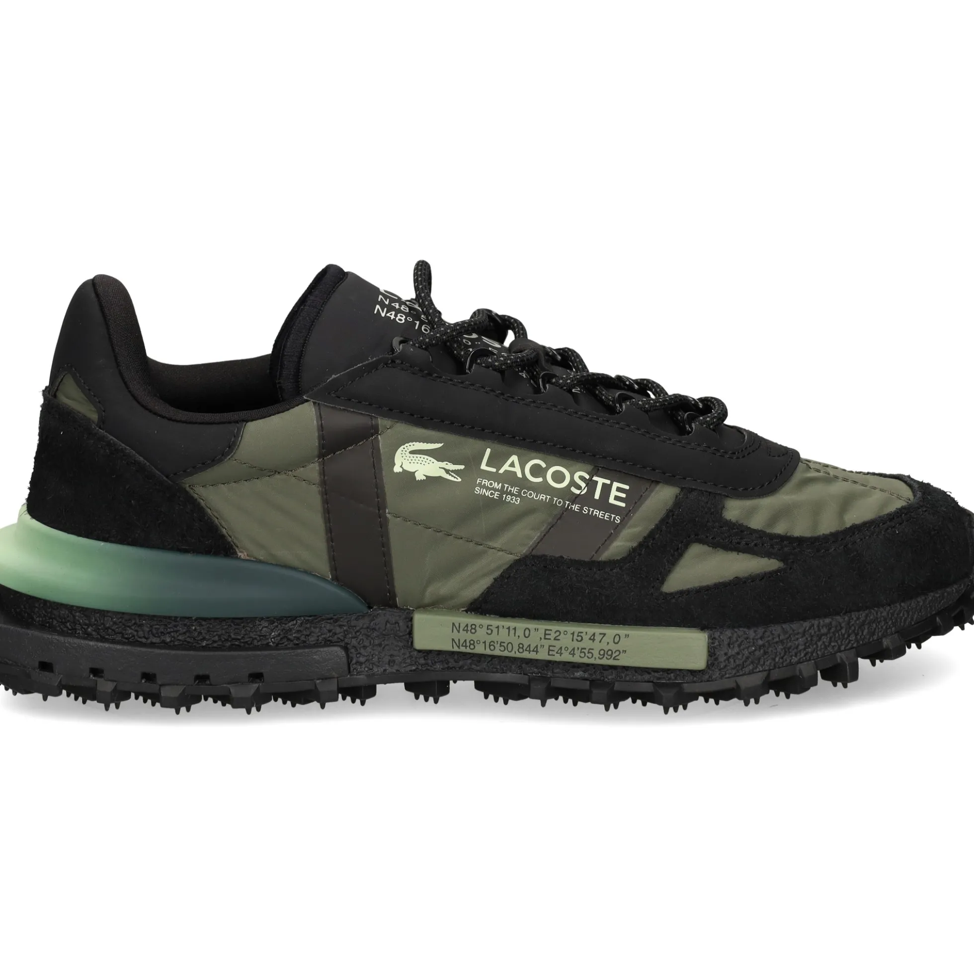 LACOSTE Zapatillas de Hombre 50SMA0080 2J9 BLK/LT GRN