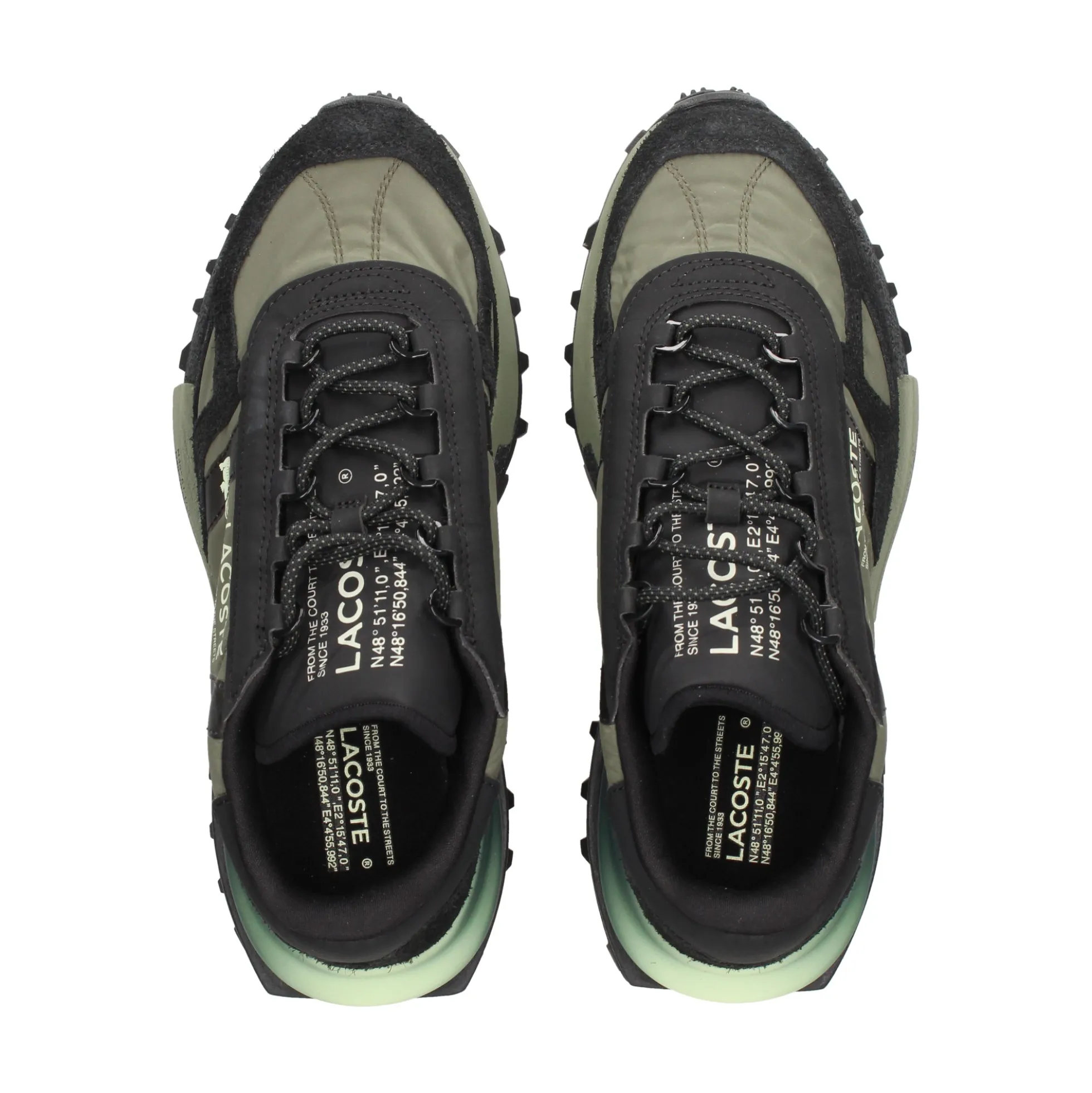 LACOSTE Zapatillas de Hombre 50SMA0080 2J9 BLK/LT GRN