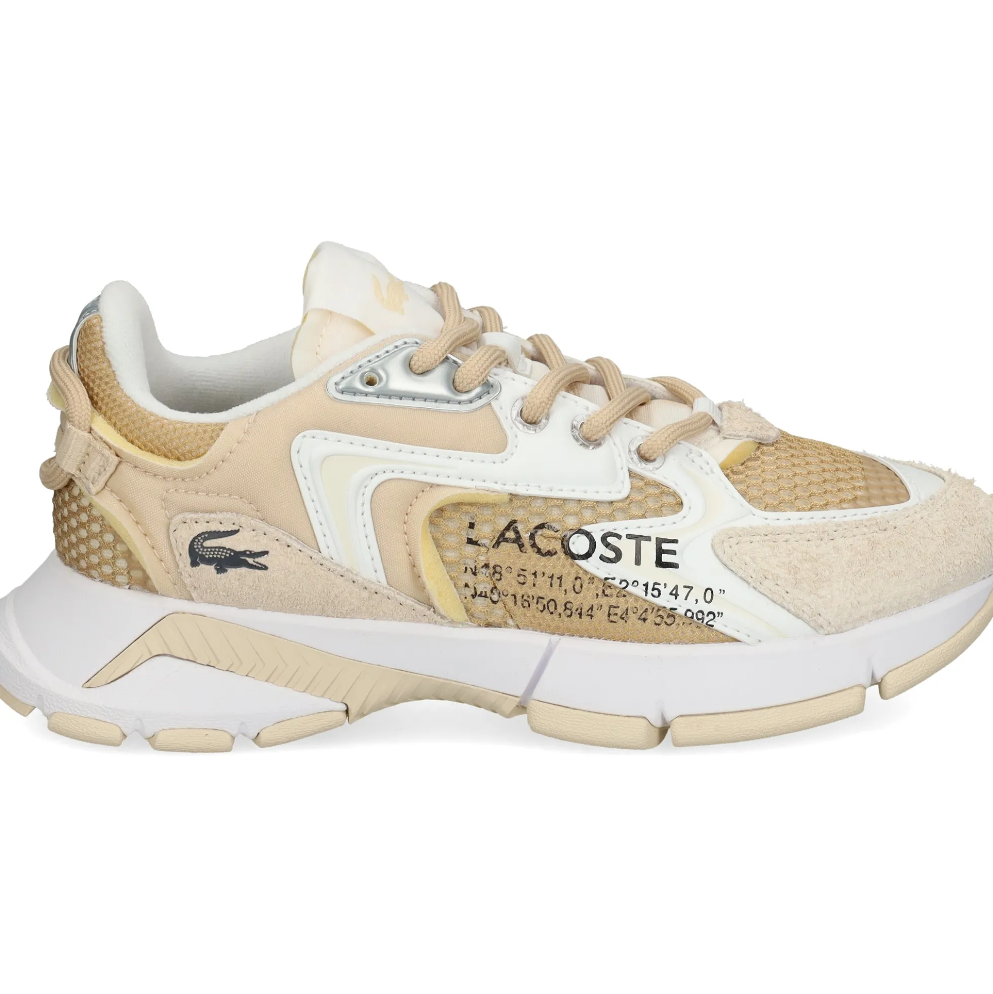 LACOSTE Zapatillas de Mujer 47SFA0093 LT3 TAN/WHT