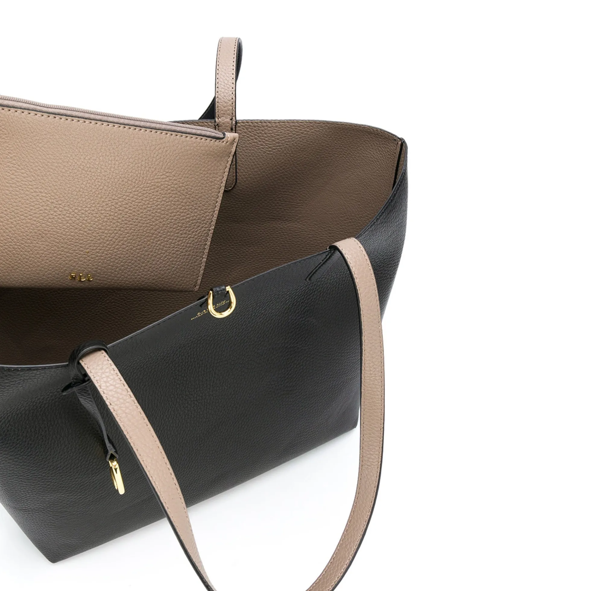 LAUREN RALPH LAUREN Bolsos RVRSBLE TOTE 001 BLACK/TAUPE