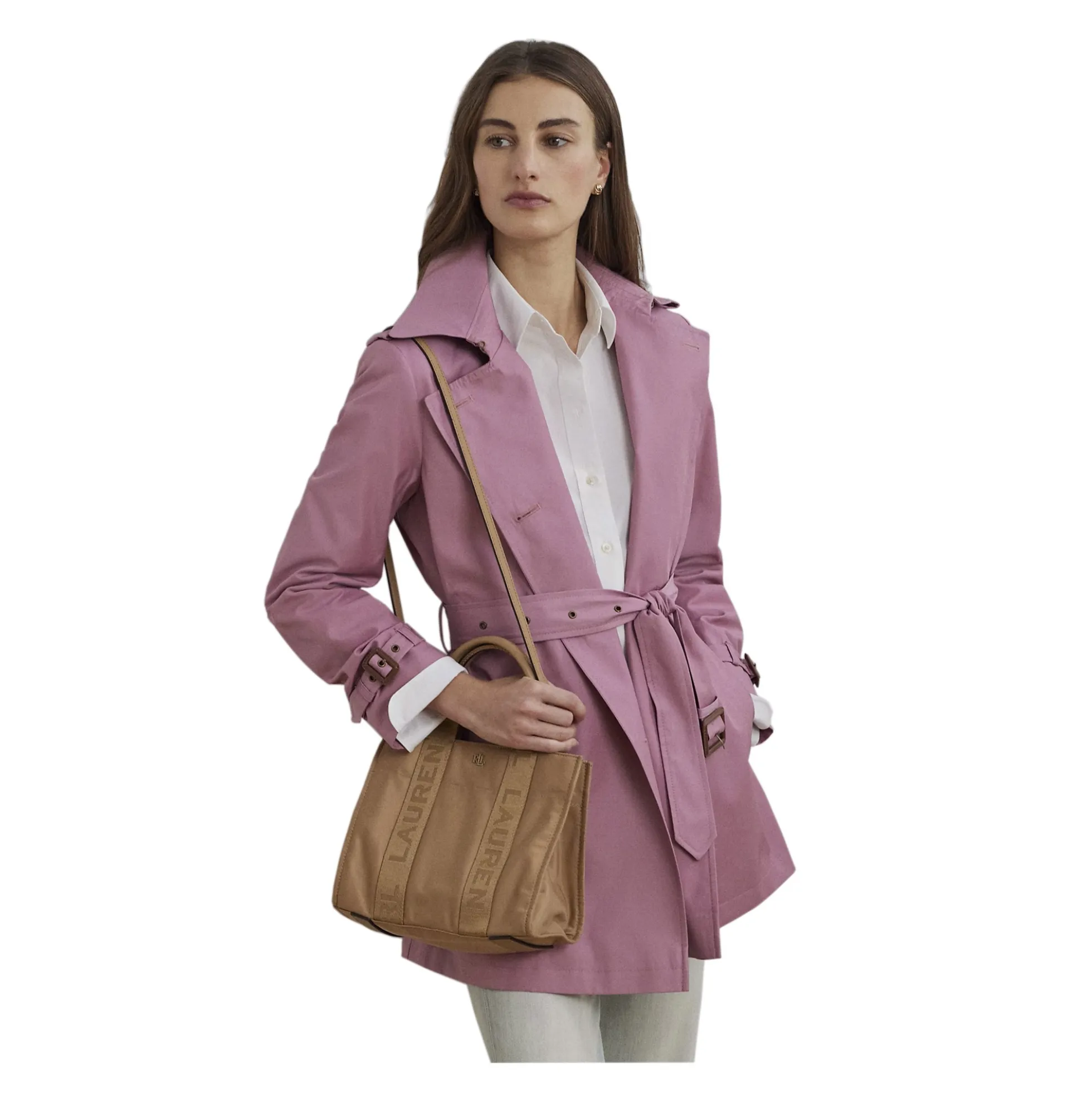 LAUREN RALPH LAUREN Bolsos STEVIE SM TT 003 KHAKI/KHAKI