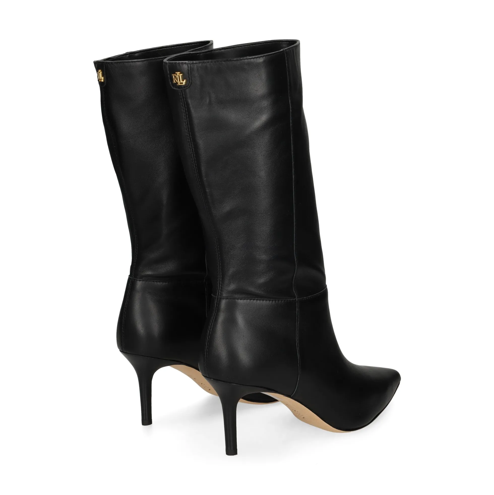 LAUREN RALPH LAUREN Botas con tacón de Mujer LEANNAH 001 NEGRO