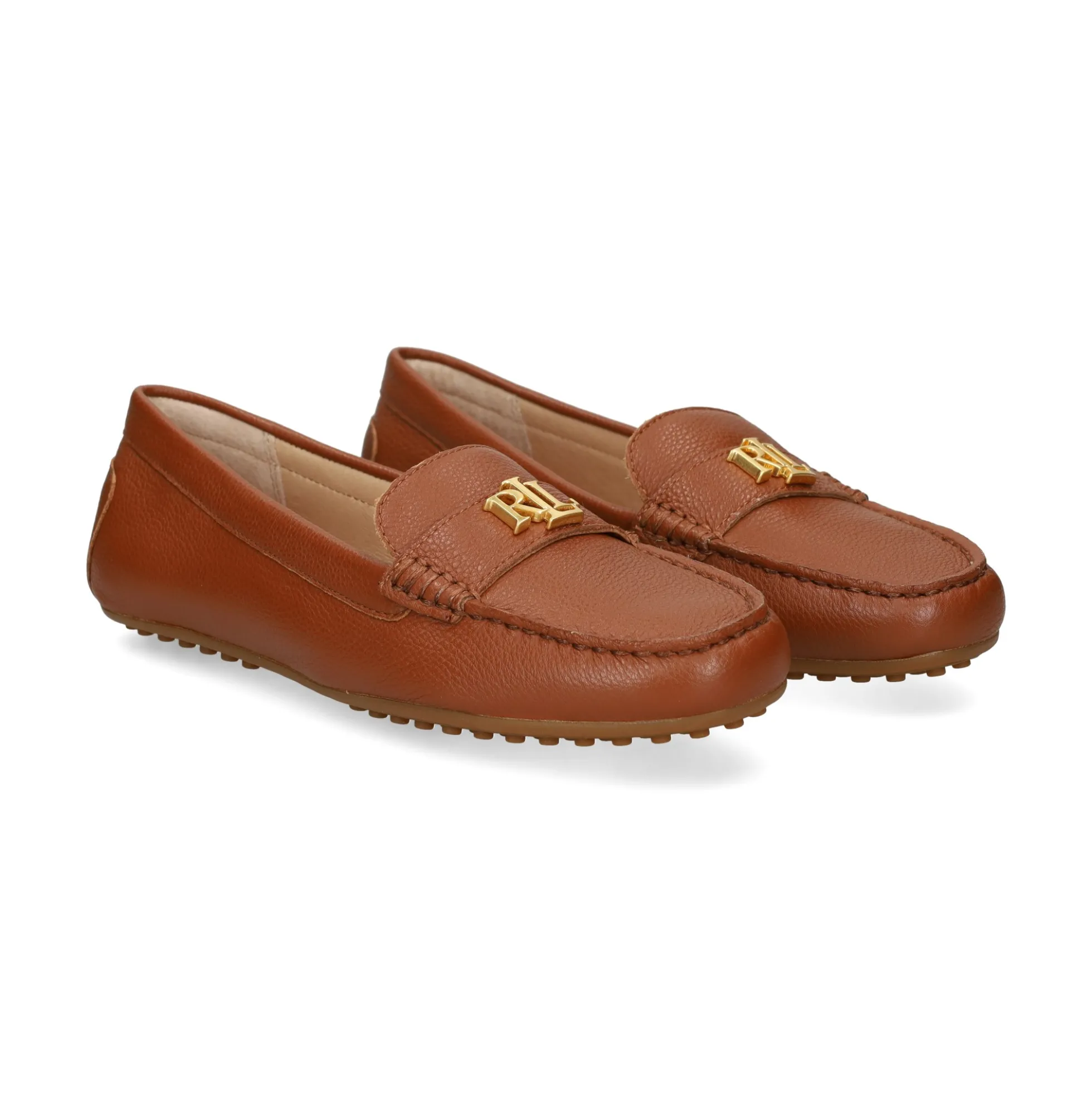LAUREN RALPH LAUREN Mocasines de Mujer BARNSBURY 002 TAN