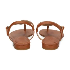 LAUREN RALPH LAUREN Sandalias planas de Mujer ELLINGTON 002 SADDLE TAN