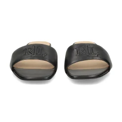 LAUREN RALPH LAUREN Sandalias planas de Mujer EVERLEY SLD 001 NEGRO