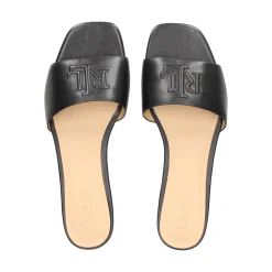 LAUREN RALPH LAUREN Sandalias planas de Mujer EVERLEY SLD 001 NEGRO