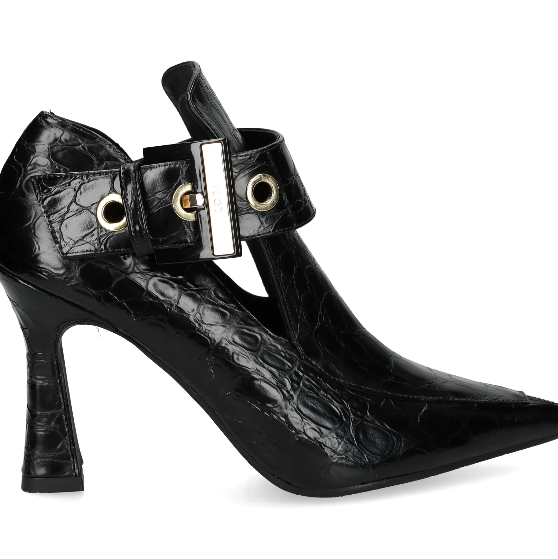 LODI Botines con tacón de Mujer MONSERI NEGRO