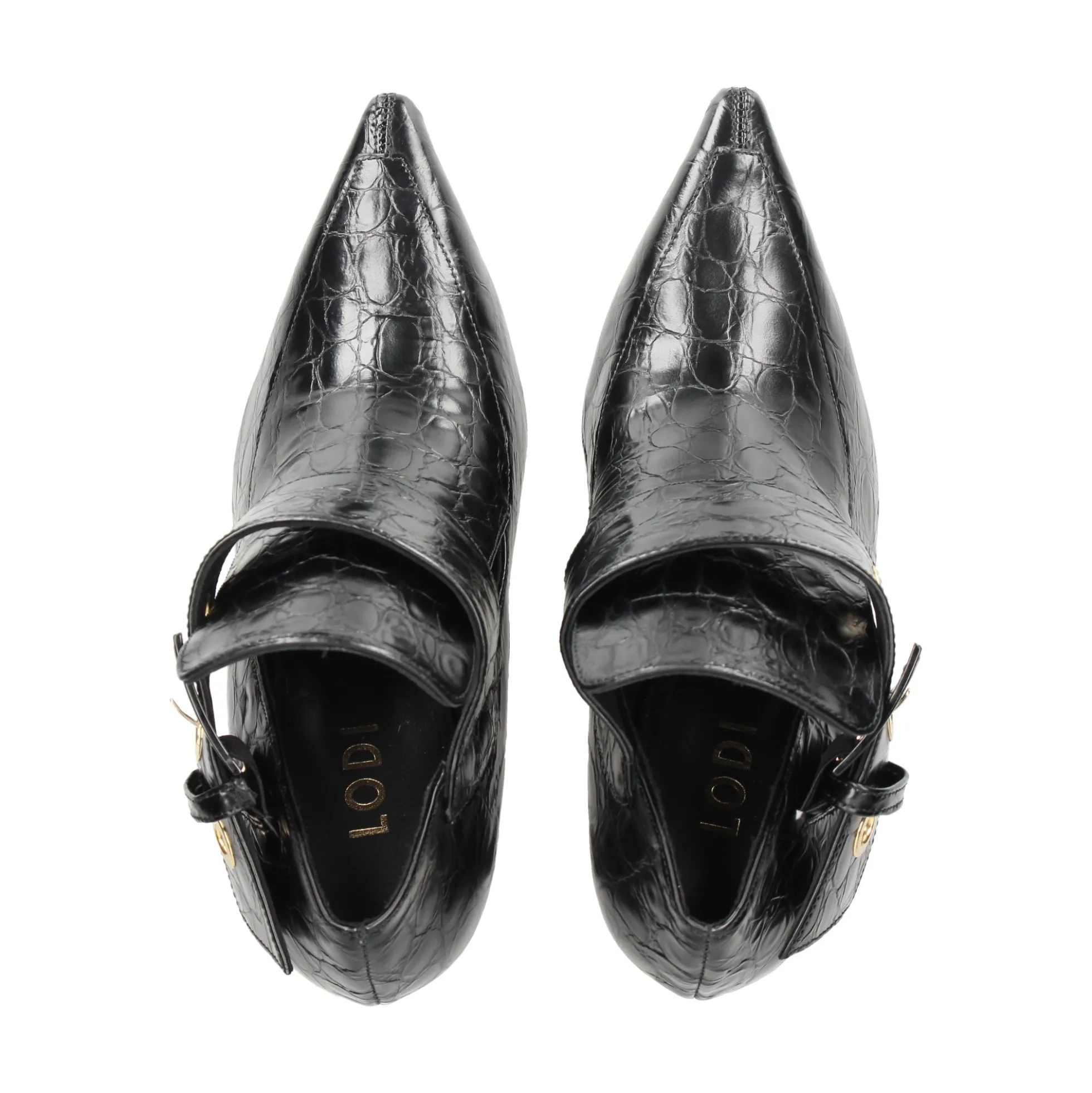 LODI Botines con tacón de Mujer MONSERI NEGRO