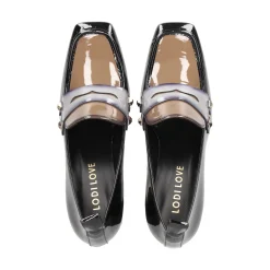LODI Mocasines de Mujer BRE4922 NEGRO/STEEL/TAU