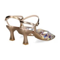 LODI Sandalias con tacón de Mujer LUSCA LATON