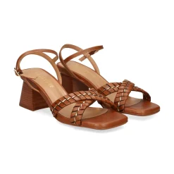 LODI Sandalias con tacón de Mujer MIL4377-SU CUERO C-6056