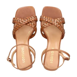 LODI Sandalias con tacón de Mujer MIL4377-SU CUERO C-6056