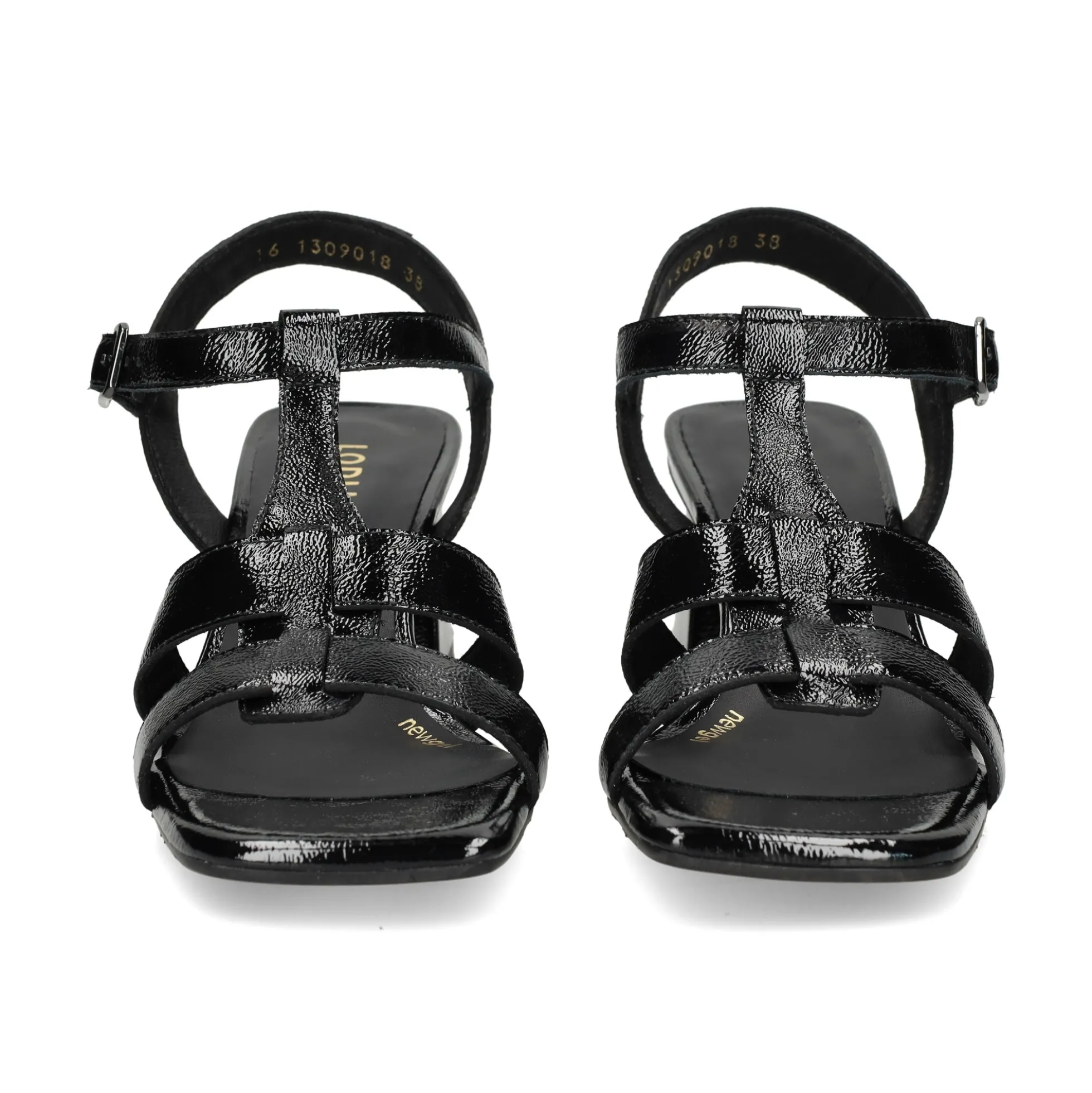 LODI Sandalias con tacón de Mujer MIL5214-GO NEGRO