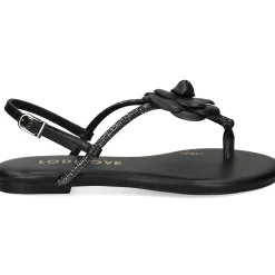LODI Sandalias planas de Mujer BR5500 C1 NEGRO