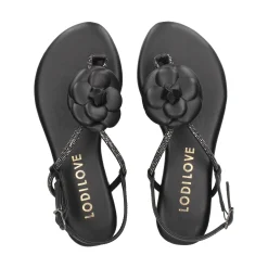 LODI Sandalias planas de Mujer BR5500 C1 NEGRO