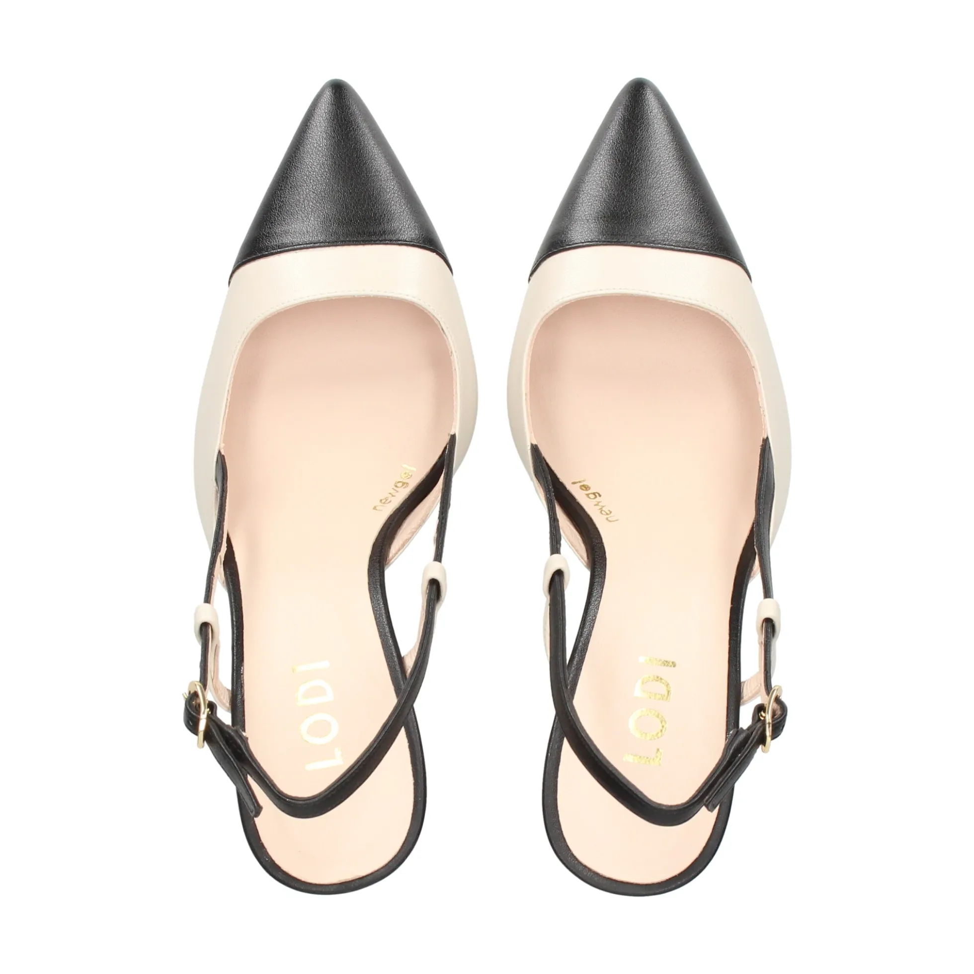 LODI Zapatos de tacón alto RIREN NEGRO+COTTON