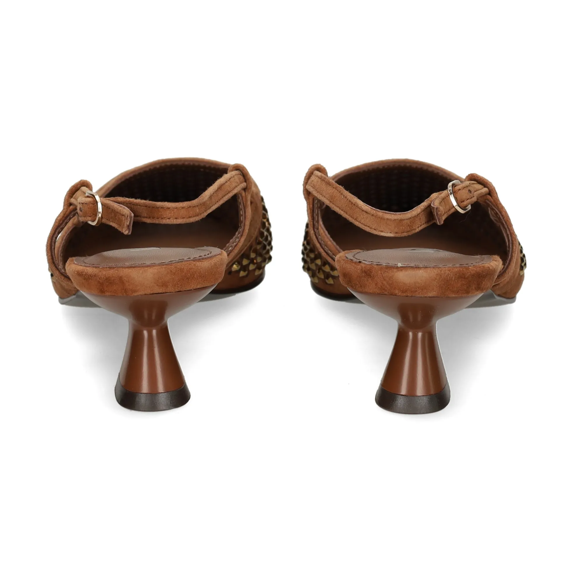 LODI Zapatos de tacón medio de Mujer A-CASIA C501 CHOCOLATE