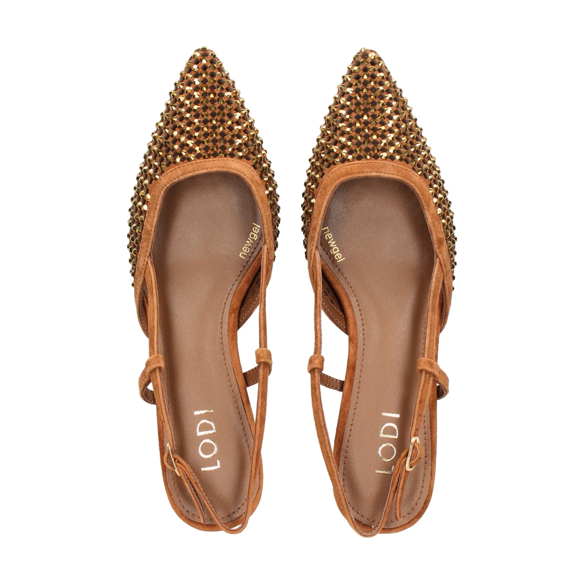 LODI Zapatos de tacón medio de Mujer A-CASIA C501 CHOCOLATE