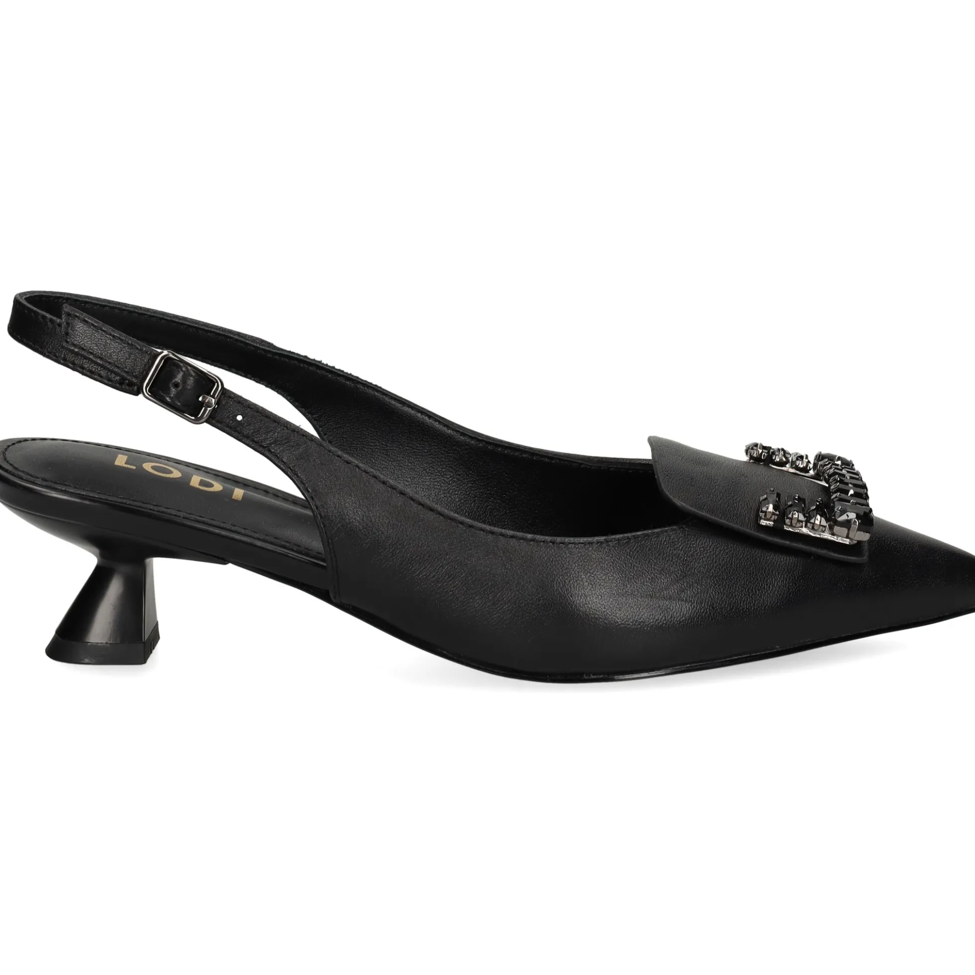 LODI Zapatos de tacón medio de Mujer RINO NEGRO