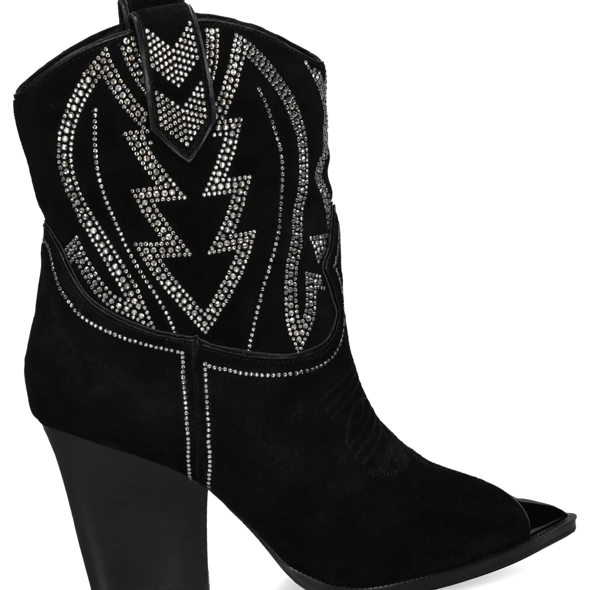 LOLA CRUZ Botas con tacón de Mujer 293T63BK 6789 CRISTAL