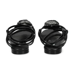 LOLA CRUZ Sandalias planas de Mujer 057Z13BK NEGRO