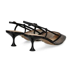 LOLA CRUZ Zapatos de tacón medio de Mujer 188Z13BK NEGRO