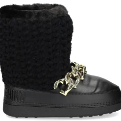 LOVE MOSCHINO Botines planos de Mujer JA24322G0L 000 BLACK/BLA