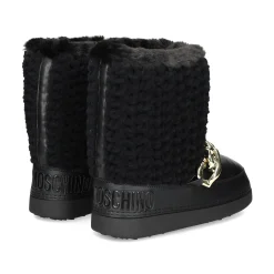 LOVE MOSCHINO Botines planos de Mujer JA24322G0L 000 BLACK/BLA