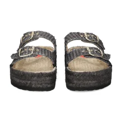 LOVE MOSCHINO Sandalias con plataforma de Mujer JA28393G0M 000 NEGRO