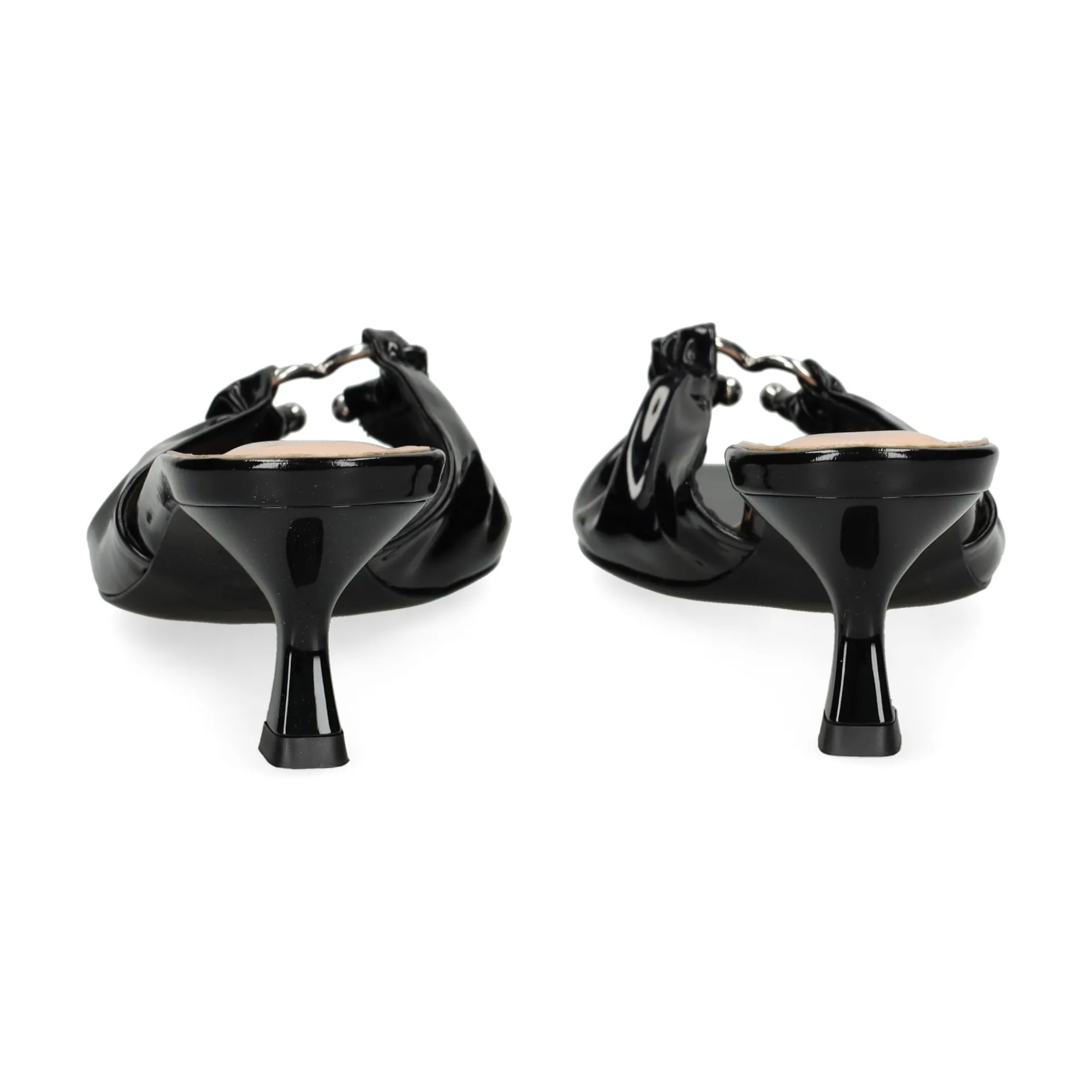 LOVE MOSCHINO Sandalias con tacón de Mujer JA28455G0M 000 NEGRO