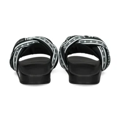 LOVE MOSCHINO Sandalias planas de Mujer JA28312G0O 00A NERO-BIANCO