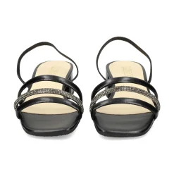 LÓPEZ Sandalias con tacón de Mujer 24529 NEGRO