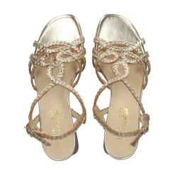 LÓPEZ Sandalias con tacón de Mujer 20041 FUMO