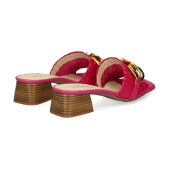 LÓPEZ Sandalias con tacón de Mujer 24521 604 FUXIA