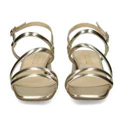 LÓPEZ Sandalias con tacón de Mujer 23039 PLATINO