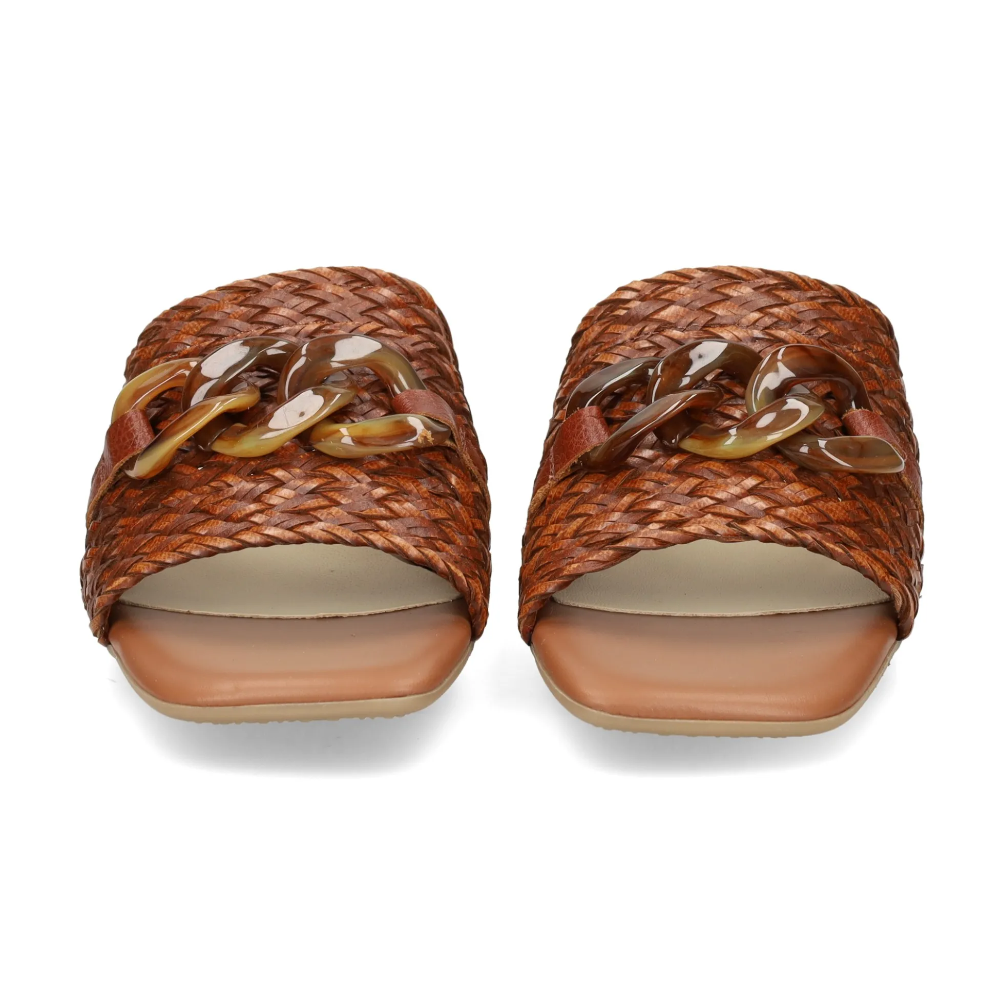 LÓPEZ Sandalias con tacón de Mujer 24524 TABACO