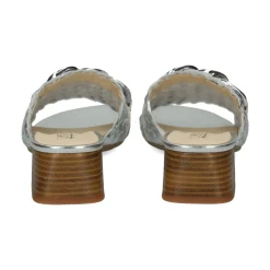 LÓPEZ Sandalias con tacón de Mujer 24521 SILVER