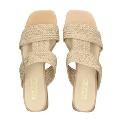 LÓPEZ Sandalias planas de Mujer 23028 ARENA