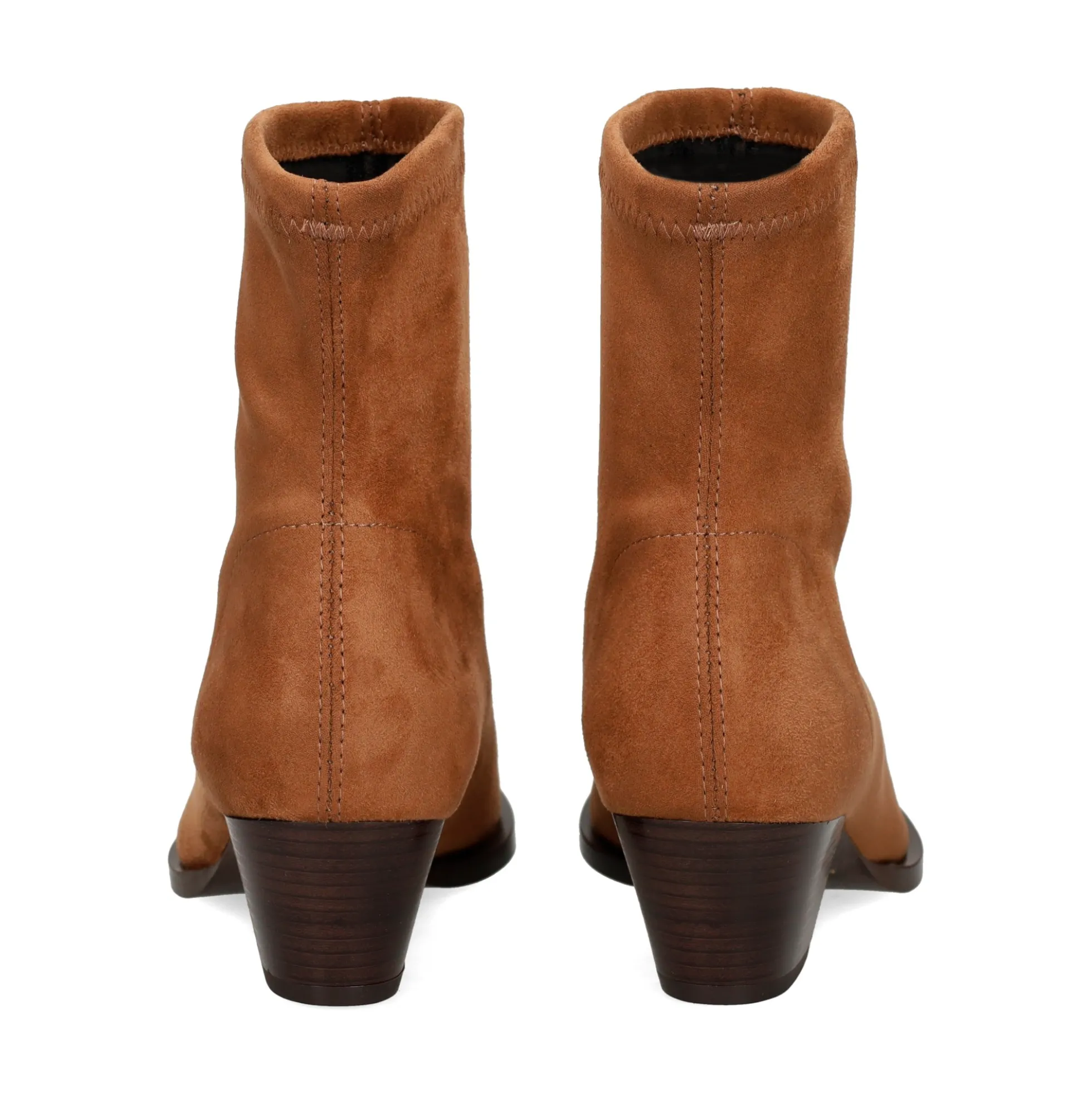 MISS ELASTIC Botines con tacón de Mujer 76280 10 TABACO