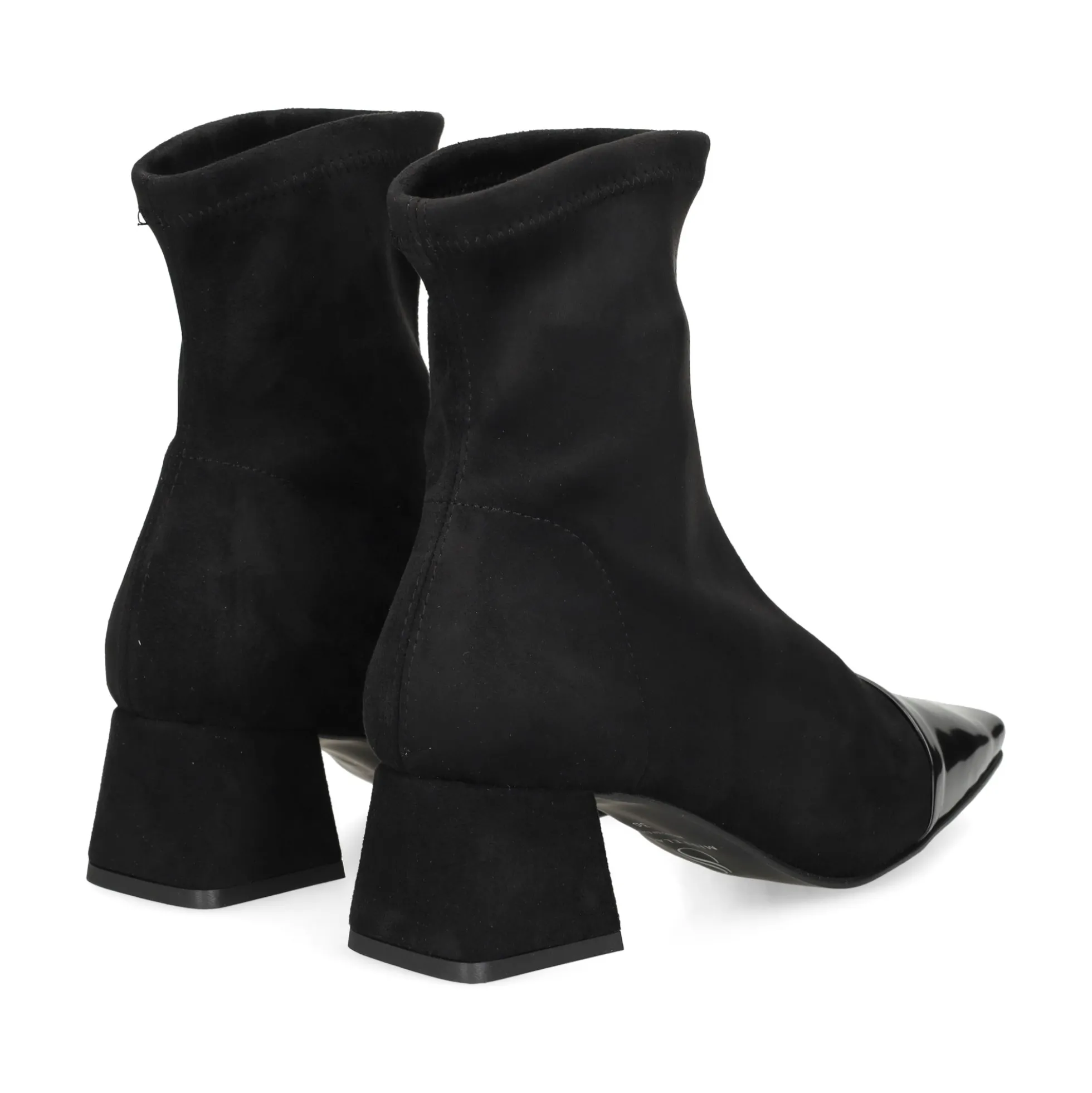 MISS ELASTIC Botines con tacón de Mujer 76152 55 NEGRO /NEGRO