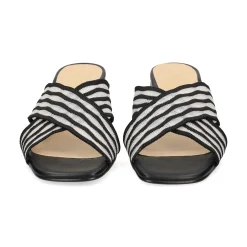 MISS ELASTIC Sandalias con tacón de Mujer 70072 05 NEGRO