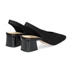 MISS ELASTIC Zapatos de tacón bajo 77007 05 NEGRO