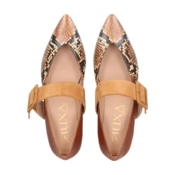MIUXA Merceditas de Mujer ZABELA MARRON/COGNAC