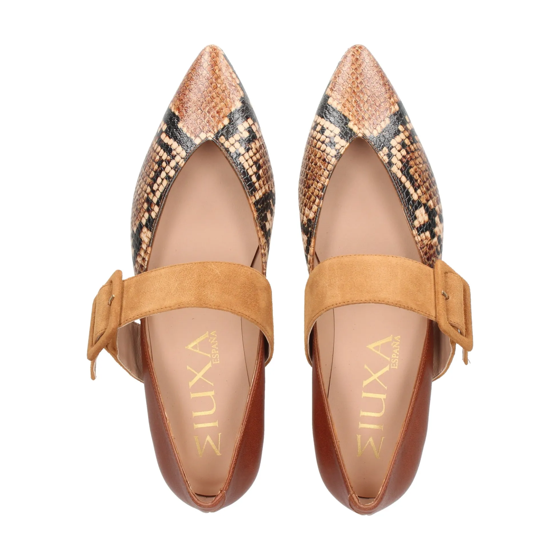 MIUXA Merceditas de Mujer ZABELA MARRON/COGNAC