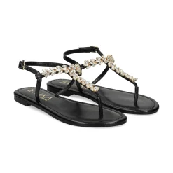 MIUXA Sandalias planas de Mujer XAVI NEGRO