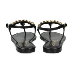 MIUXA Sandalias planas de Mujer XAVI NEGRO
