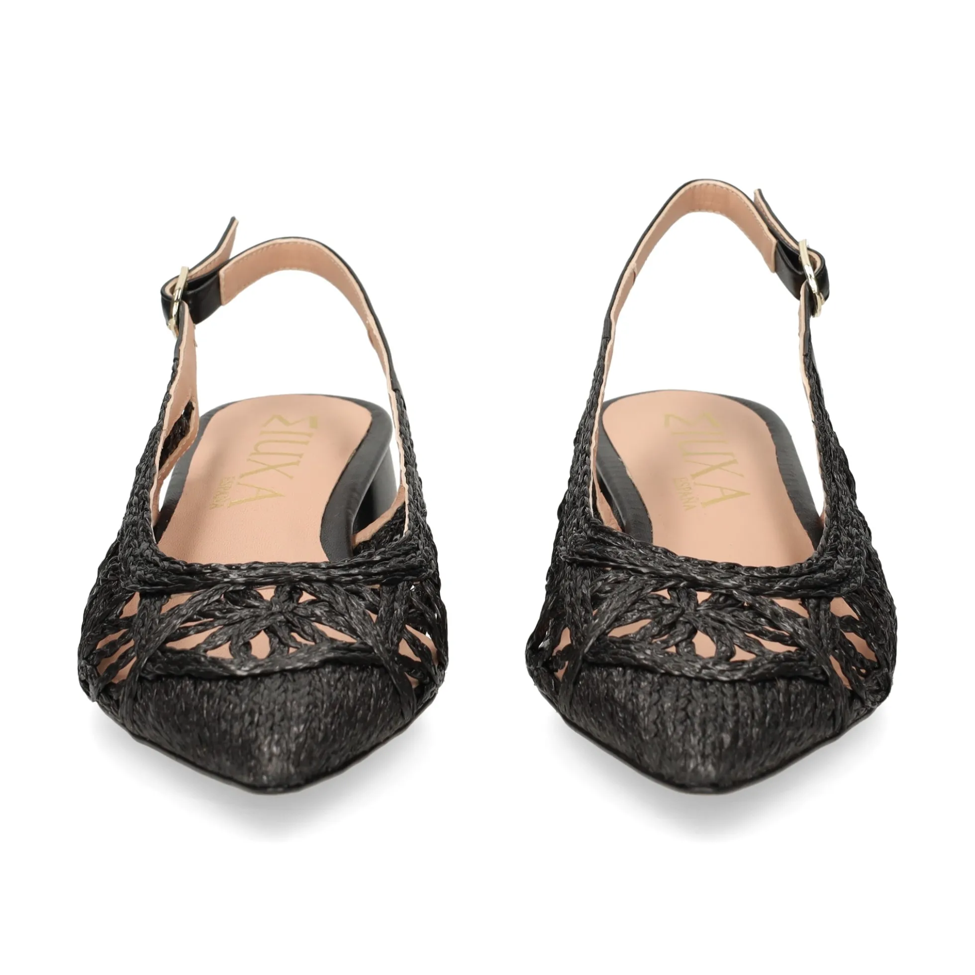 MIUXA Zapatos de tacón bajo KAIANE NEGRO/NEGRO